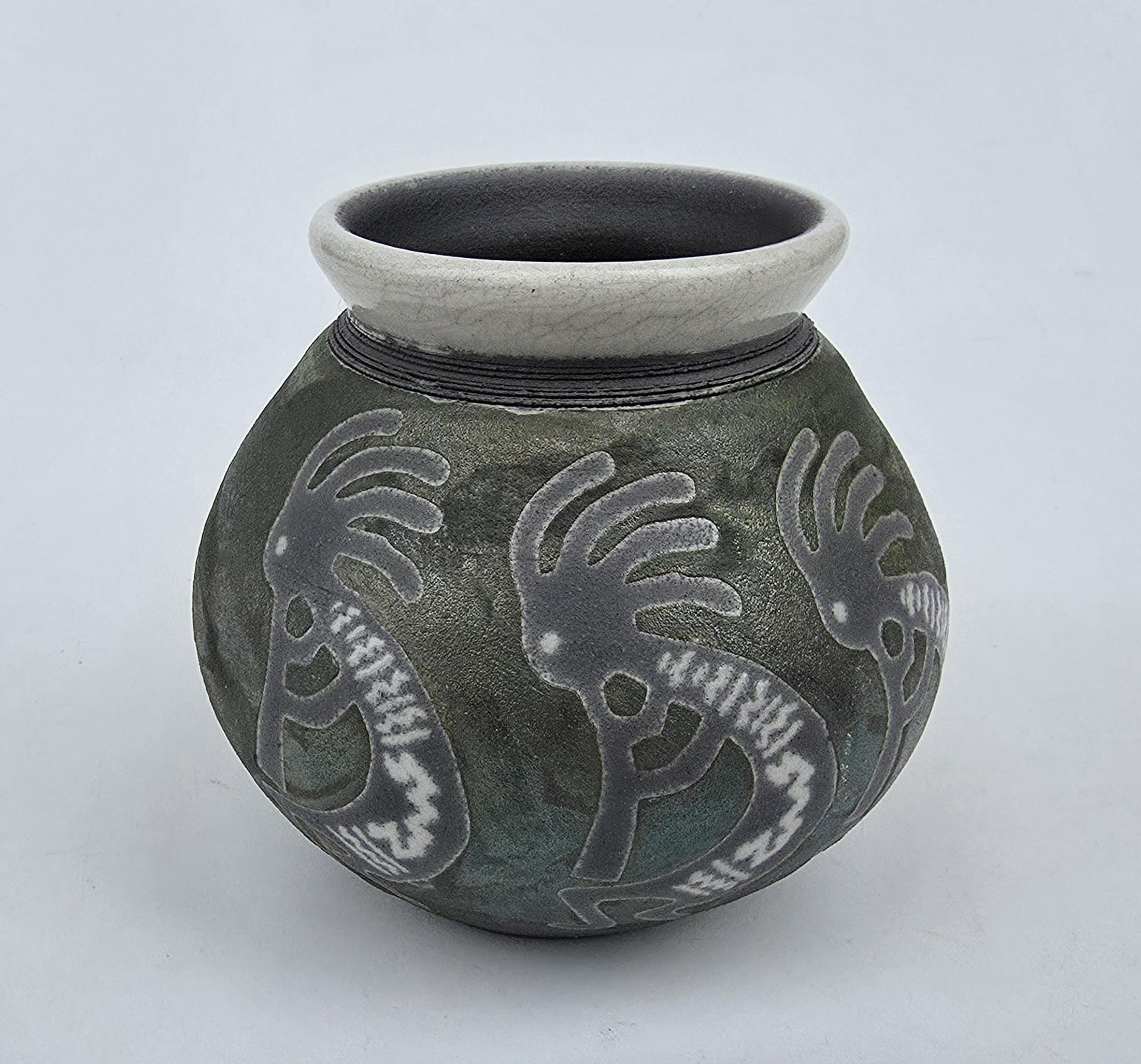 Ben Diller Raku Pottery - Etsy
