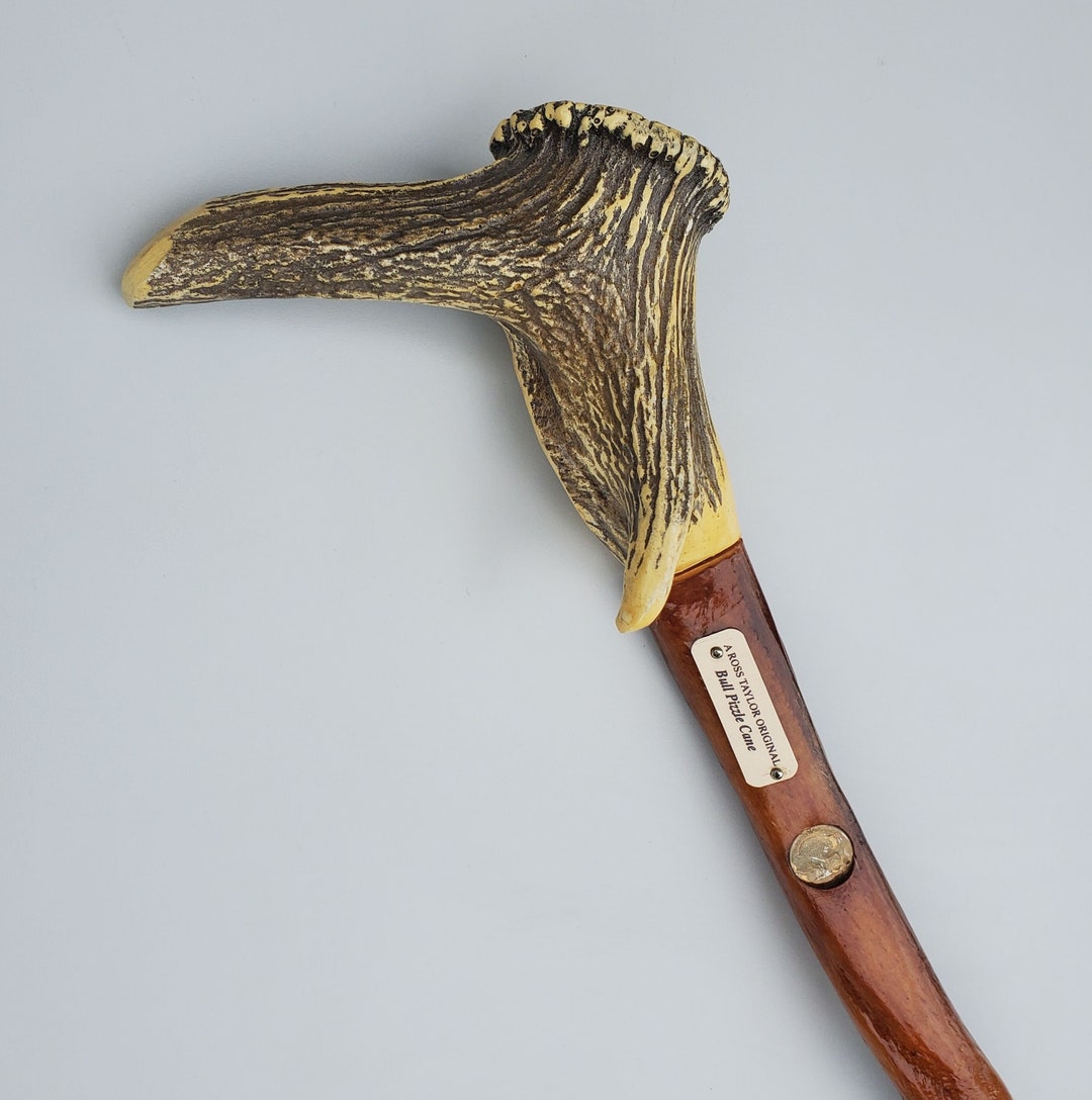 Ross Taylor Custom Made Bull Pizzle Cane Resin Elk Horn Etsy