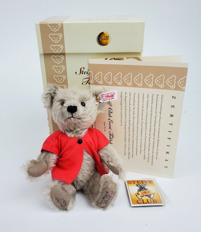 Steiff Limited Edition Collector Club Exclusive Mohair Bear - Etsy