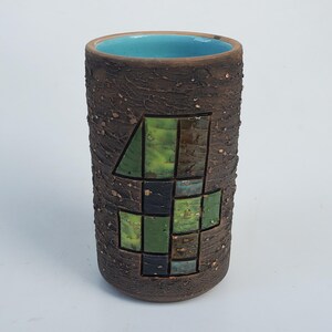 Tilgman&#39;s Keramik Vase: Mid-Century Modern Geometric Design, Made in Sweden