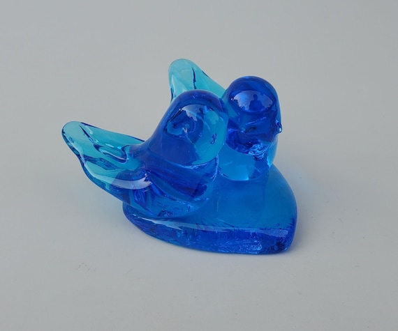 Terra Studios Two Bird Figures Hand Crafted by Leo Ward in 1993