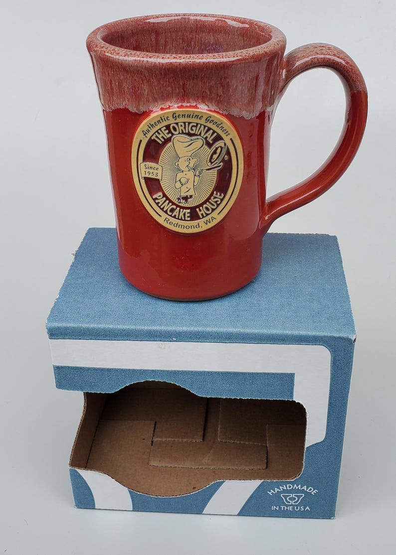 Original Pancake House Redmond Washington Coffee Mug Loop Handle Design