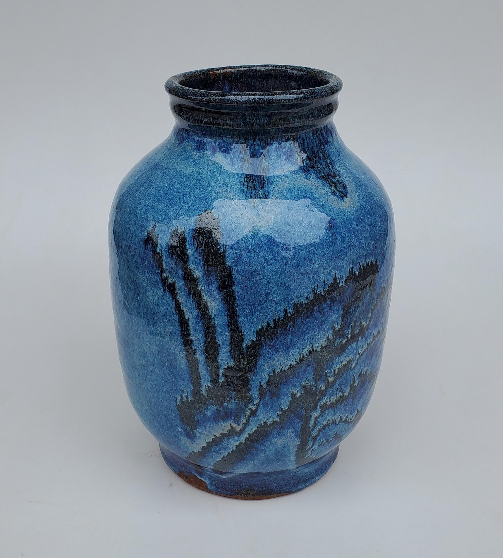 Ken Merrick New Mexico Studio Pottery Large Decorated Vase