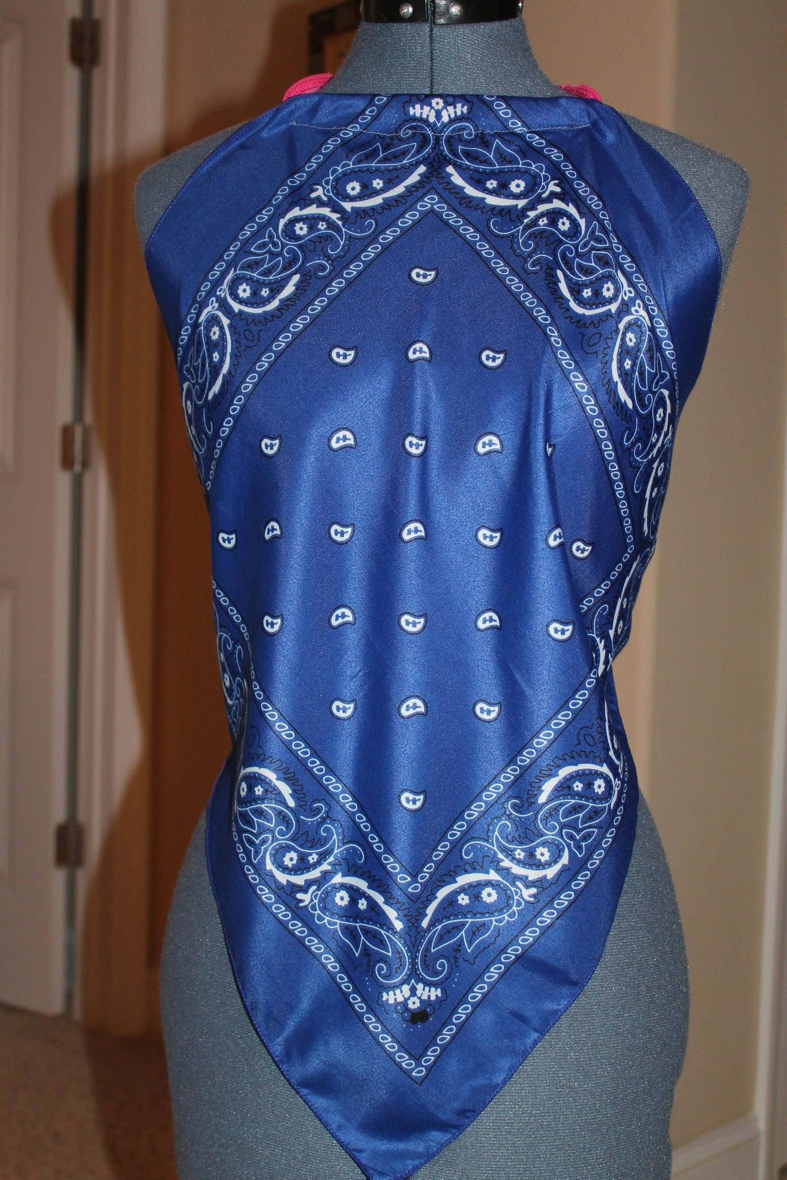 Super lindo Bandana Halters Azul estilo 1pequeño /medio Etsy España