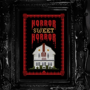 Horror Sweet Horror - Amityville House - Cross Stitch Pattern - Horror Cross Stitch, Movie Cross Stitch, Macabre, Classic, Suspense, Haunted