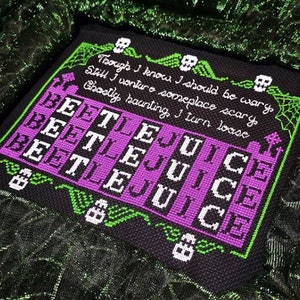 Ghostly Haunting I Turn Loose ~ Cross Stitch Pattern ~ Gothic, Classic, 90s, 80s, Halloween, Spooky, Creepy