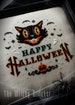 Vintage Happy Halloween - Cross Stitch Pattern - Cat, Beistle, Pumpkin, Bats, Ghosts, Primitive, Gothic, Retro, Spooky, DMC Etoile 