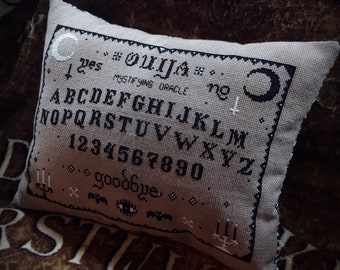 Ouija Board & Planchette - Occult Cross Stitch Pattern BUNDLE ~ Witch Cross Stitch, Horror, Macabre, Modern, Gothic stitch, Halloween