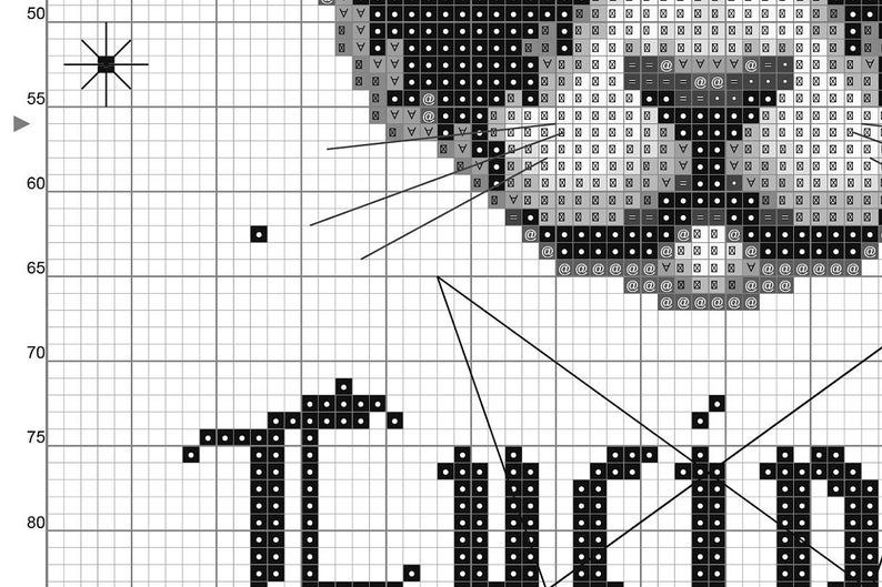 K&ouml;nnte beinhalten: Schwarzwei&szlig;es Pixel-Art-Design eines Gesichts mit dem Wort "Lucin" darunter.