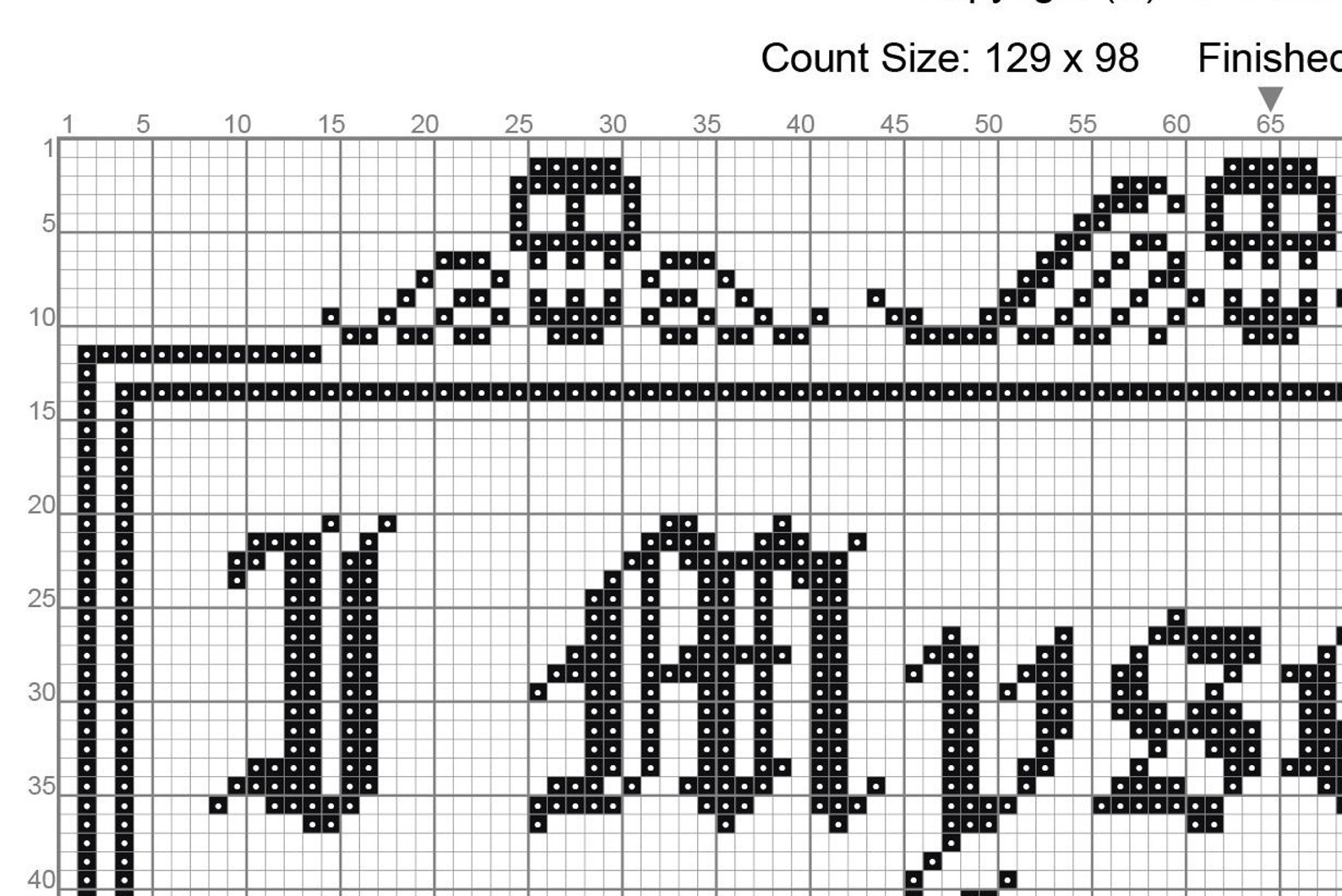 I Myself Am Strange and Unusual Gothic Cross Stitch Pattern Etsy