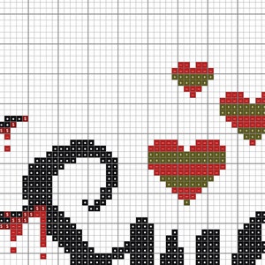 Sweet Dreams Freddy K Cross Stitch Pattern Horror, Movie, Macabre, Thriller, Murder, Modern, Slasher, Elm Street image 8