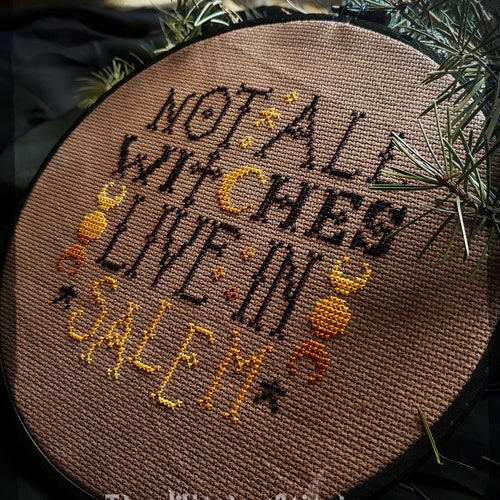 Salem Witch Trials in Memoriam Cross Stitch Pattern Etsy