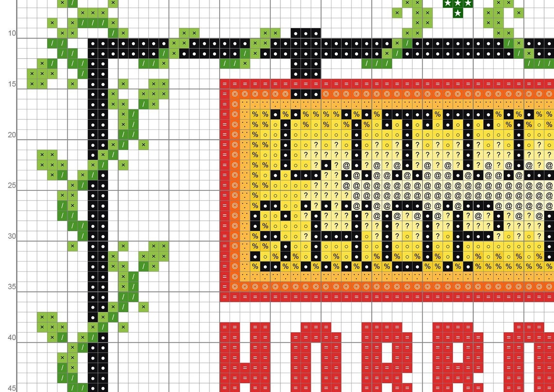 Little Shop of Horrors Cross Stitch Pattern Horror Movie Etsy