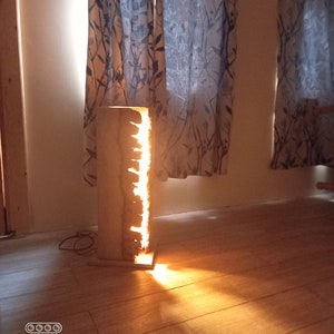 Large Unique Palm wood Lamp Wooden lamp. Raw wood table lamp. Rustic Palm Wood Art Piece. Floor Lamp. Side Lamp. Handmade Lamp. Unique Lamp.