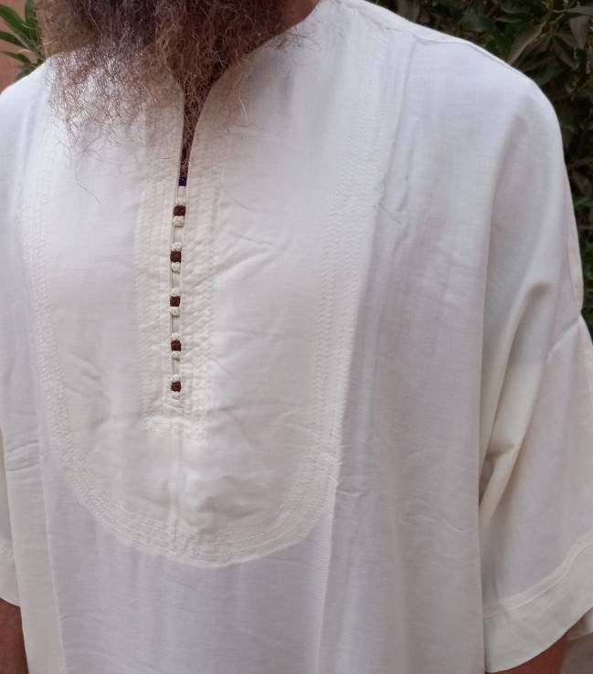 Image of Mix/Match Range Moroccan Thobe Quality 2 Pack Of Thin Short Sleeve Djellaba Size 54" Different Sizes/Colours Available