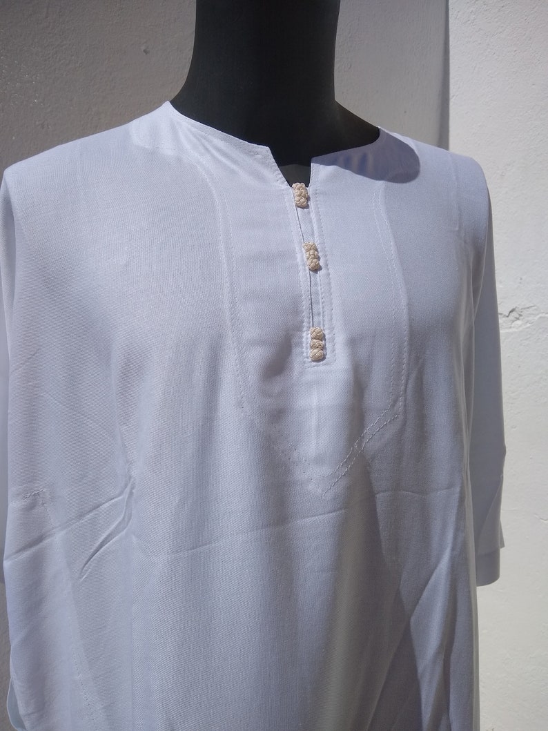 Size 54 Men Moroccan hooded long sleeves thobe//djelleba.jubba.dishdash .