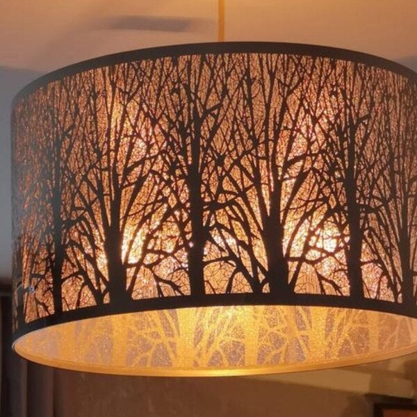 Laser Cut Light Shade Etsy