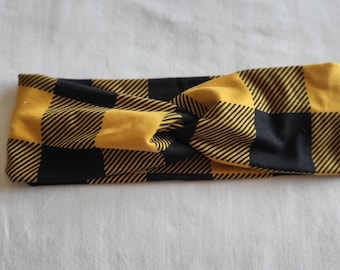 Black and Yellow Headband