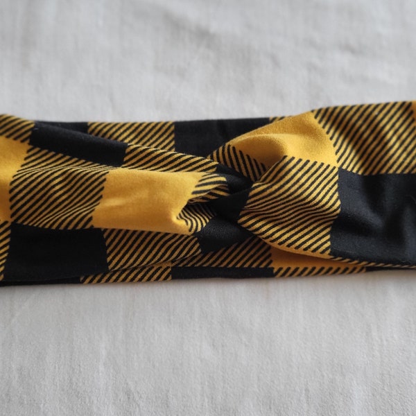 Black and Yellow Headband