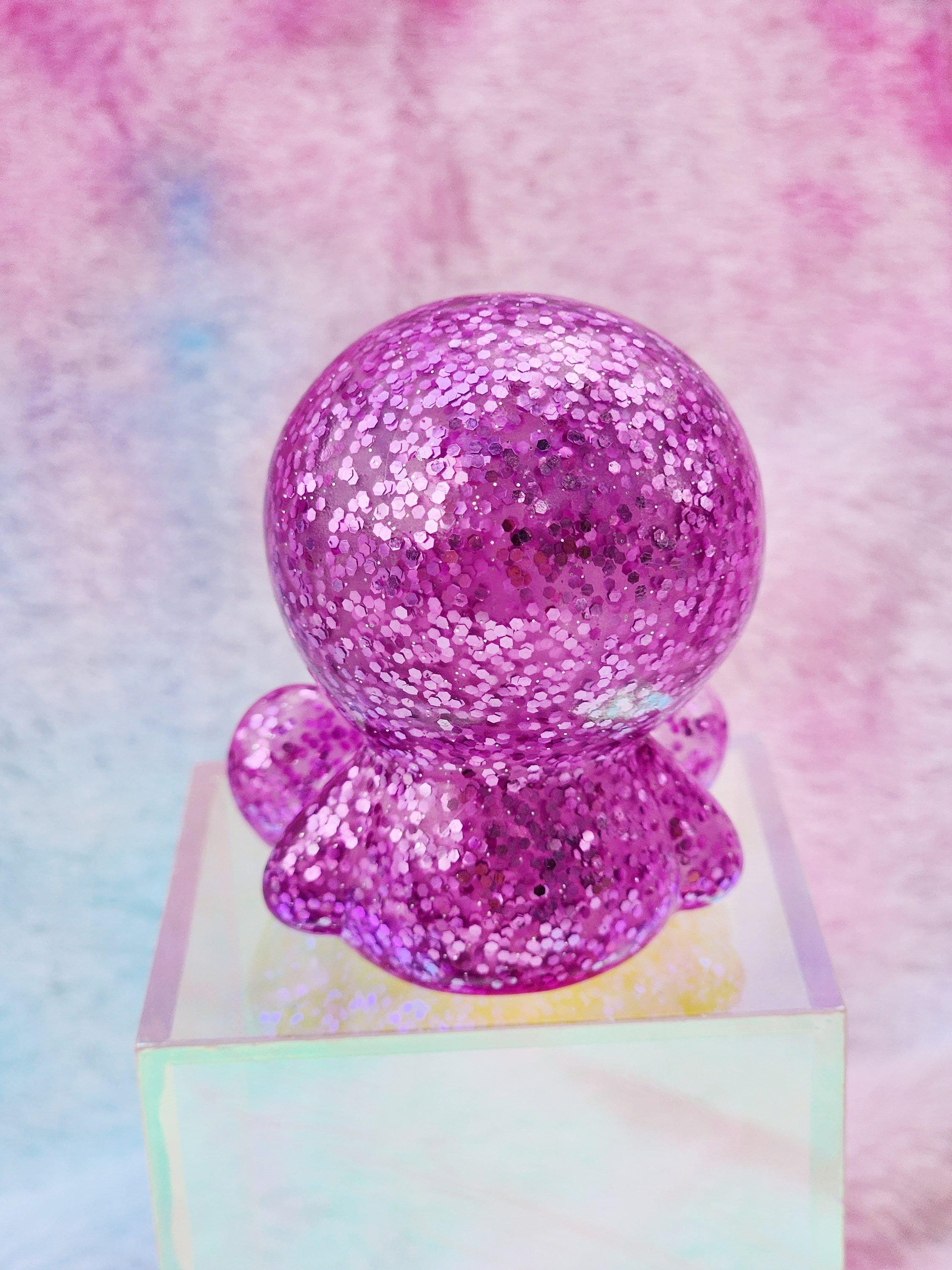 Purple Glitter Alien | Cute Novelty Gifts | Alien Lover | Office Desk ...