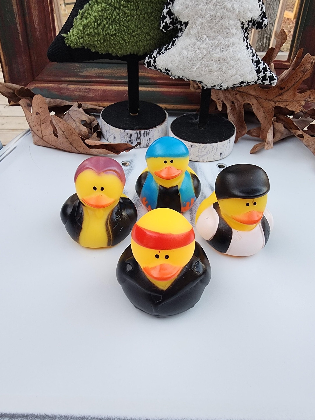 Biker Rubber Duck - Novelty Motorcycle Ducks - Individual or Pack of 4 ...