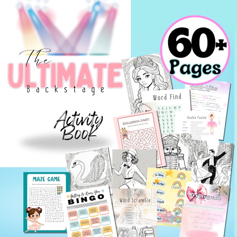 Printable Activities for Kids, Word Find Pages, Activity Sheets for ...