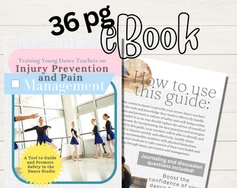 Dance Teacher eBook, Studio Owner Digital file, Injury Prevention