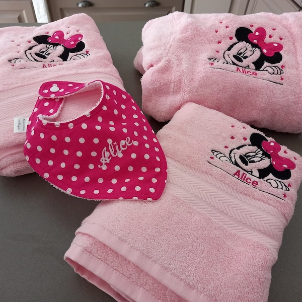 linge de toilette bébé Minnie