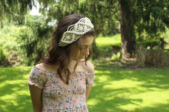 Macrame headpiece Outlet