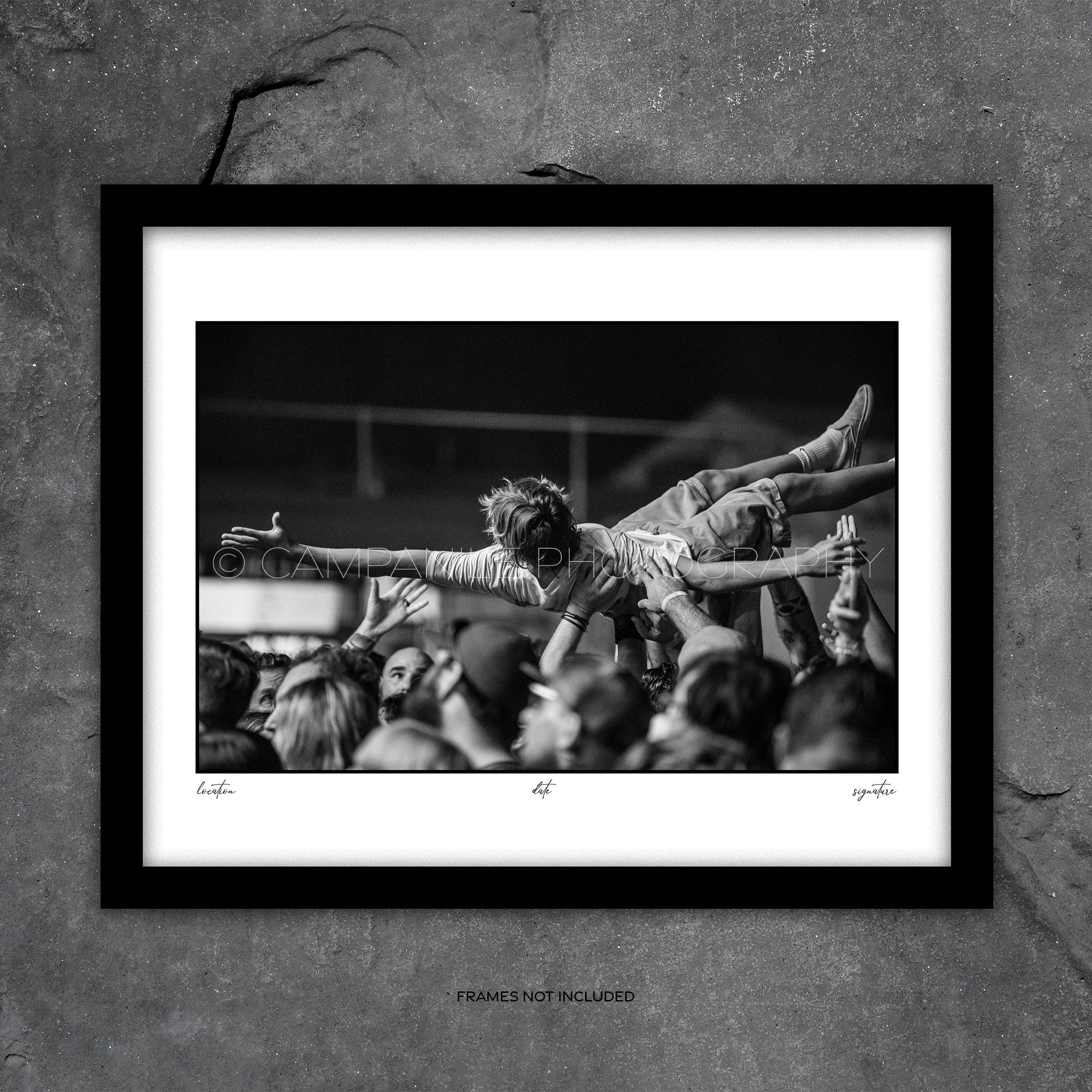 Crowd Surfing Photography, Punk Rock Photography, Concert Photography, The Bouncing Souls, The Stone Pony, Wall Art Photography, Art Prints