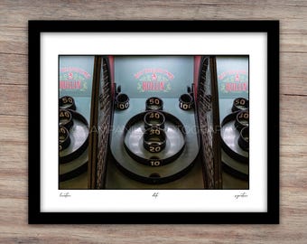 Skee-ball Art Photography, Ocean City Art Photography, Arcade Game Art Photography, Wall Art Photography, Wall Art, Art Prints
