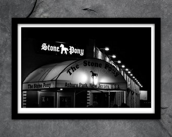 Asbury Park Art Photography, Jersey Shore Art Photography, Stone Pony Photography, Night Photography, Wall Art Photography, Art Prints