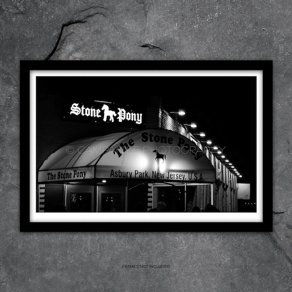 Asbury Park Art Photography, Jersey Shore Art Photography, Stone Pony Photography, Night Photography, Wall Art Photography, Art Prints