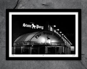 Asbury Park Art Photography Print | Jersey Shore Photography, The Stone Pony, Bruce Springsteen, Rock and Roll Home Decor, Wall Art