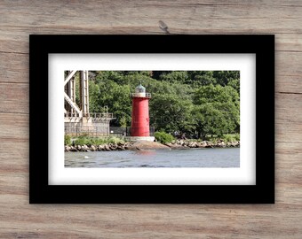 Little Red Lighthouse Art Photography, New York City Art Photography, Travel Art Photography, Photography Prints, Wall Art, Art Prints