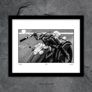 Motorcycle Art Photography, Indian Chief Art Photography, Motorcycle Decor, Biker Art, Photography Prints, Wall Art Photography, Art Prints