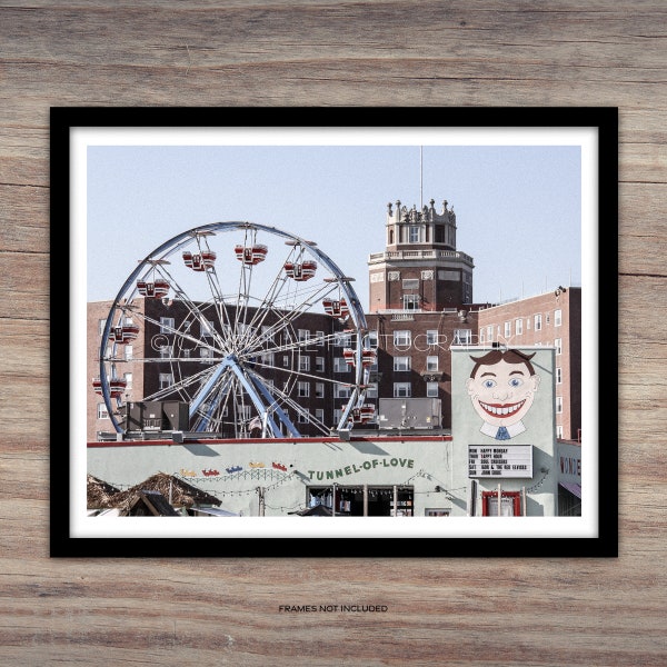 Asbury Park Art Photography, Jersey Shore Art Photography, Tillie Art, Ferris Wheel Art, Wall Art Photography, Wall Art, Art Prints