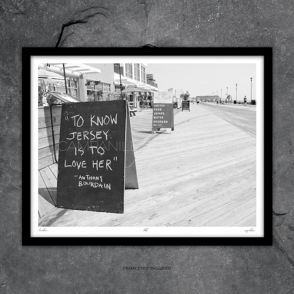 Anthony Bourdain Art Photography Print | Jersey Shore Photography, Asbury Park NJ, Wall Art, Home Decor, Gifts for Chefs