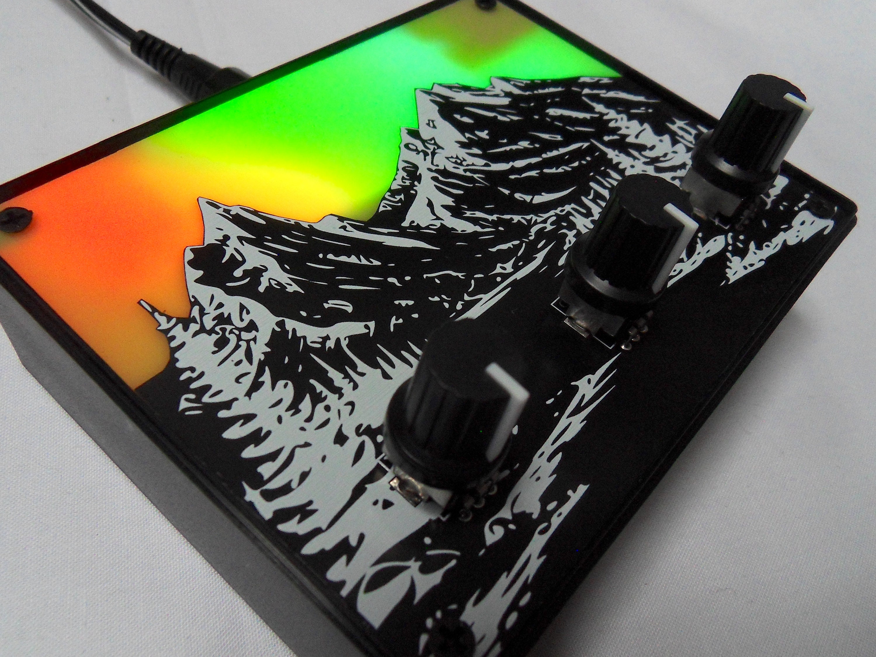 RC Circuit Bent 'Aurora' Ambient Soundscape Echo Generator Atmospheric Delay Synth