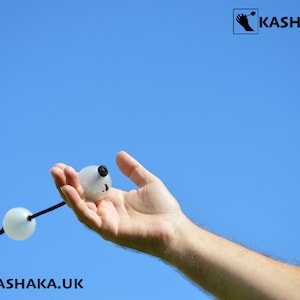 Kashaka Pro® - 45mm Kashaka Asalato Patica Cas Cas Shakers. Quality Percussion Shakers. 2 hand set. (USA Tariff included in Shipping Costs)