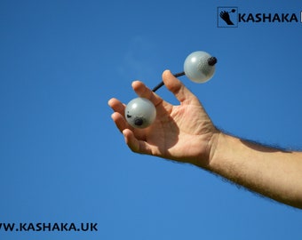 Kashaka Pro® - Large 50mm Kashaka Asalato Patica Cas Cas shakers. Quality Percussion Shakers. Complete 2 hand set.