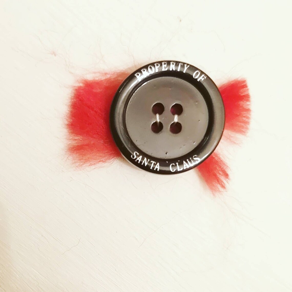 Santa s Lost Button Etsy