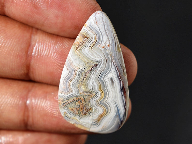25 Cts Crazy lace agate cabochon Mexican Crazy Lace Agate Natural Crazy Lace Agate agate pendant 35x19x5 MM T2560