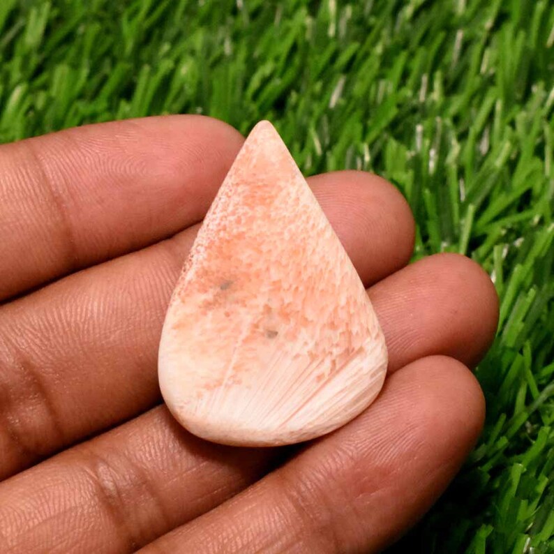 38.5 Cts 100/% Pink Scolecite Gemstone,Loose Scolecite Gemstone,Scolecite Jewelry Pink Scolecite Pendant Size 37x26x7 MM TP2091