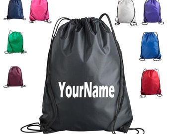 cinch sacks personalized