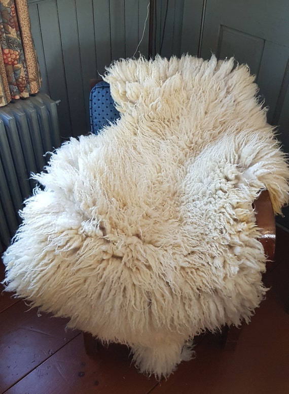 9. Sheepskin for Cozy Decorative Throw Rug Baby Etsy