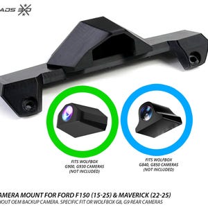 Ford F-150 Halterung für dritte Bremsleuchte mit Kamera für Wolfbox-Kameras 2015-2026 (ohne OEM-Kamera)