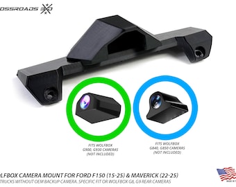 Ford F-150 Third Brake Light Camera Mount for Wolfbox Cameras 2015-2026 (Without OEM cam)