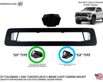 Chevy Colorado, GMC Canyon (2015+) Brake Light Camera Mount for Wolfbox G9 G8 Camera