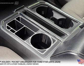 Cup Drink Holder / Organizer Tray for Ford F-150 (2015-2020)